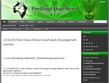 Tablet Screenshot of pdbdarts.nl